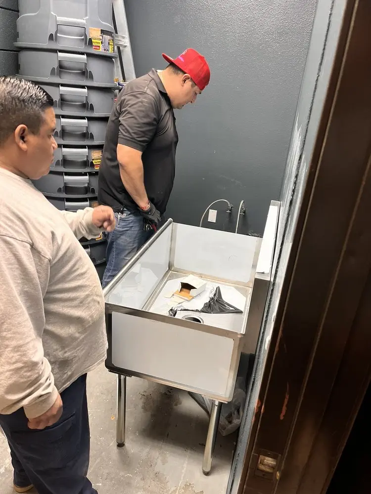Commercial plumbing and sink installation in North Haven